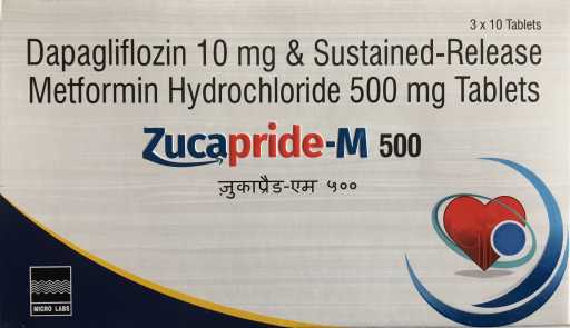 ZUCAPRIDE-M 500MG TABLET